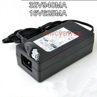 AC 100V-240V DC 32V 940mA 16V 625mA Power Adapter สำหรับ HP 0957-2146 4308 F388 2094 2177 2178 2166 ทั้งหมดในหนึ่งเครื่องพิมพ์ Officejet ไฟฟ้า