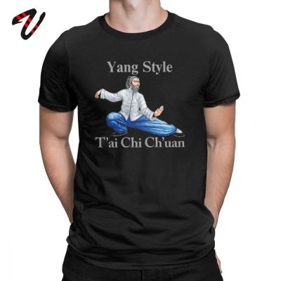 Tai Chi Chuan T-Shirt For Men Chic Yin Yang Style Christmas Gift Tshirt 100% Cotton T Shirt Chinese Style Tees Graphic Clothes
