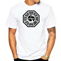 Dharma Initiative Distressed Logo Tshirt Men T Shirt Gildan