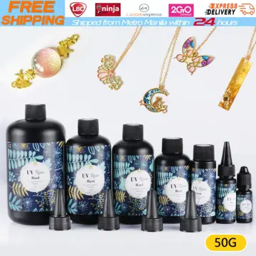 Hard UV Resin Glue Crystal Clear Ultraviolet Curing Epoxy Resin Jewelry  Making