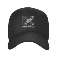 Supermarine Spitfire Baseball Cap Hip Hop Adjustable Fighter Plane WW2 War Pilot Aircraft Airplane Dad Hat Spring Snapback Caps