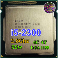 CPU Intel Core i5-2300 2.8 GHz 4คอ4เทรด 95W LGA 1155 ฟรีซิลิโคลน1ซอง i5 2300