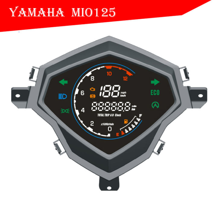 สำหรับ-yamaha-mio125-mio-i125-mio110-mio-m3เมตรประกอบอุปกรณ์ไฟ-led-เครื่องวัดระยะทางดิจิทัล
