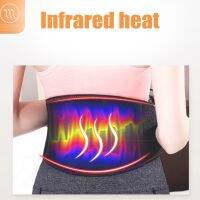 【YF】 USB Electric Heating Belt Back Massage Infrared Tourmalin Waist Support Brace Band Warmer Relief Pain Belly Thermal Heat Pad