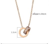 Necklace Fashion สร้อยคอ โซ่แฟชั่นผู้หญิง สไตล์เกาหลี ญี่ปุ่น  ins สร้อยคอไทเทนี่ยมตัวเลขโรมัน