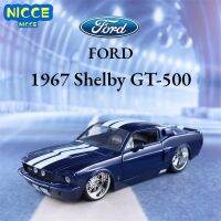 Nicce 1:24 GT-500จำลองรถ Diecast รถฟอร์ดของเล่นจำลองสำหรับเก็บของขวัญสำหรับเด็ก J182