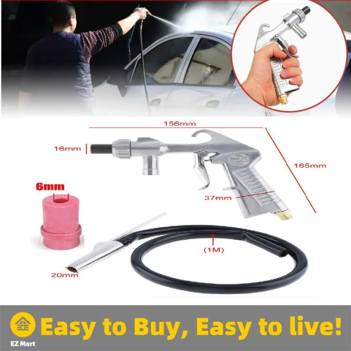 Sandblaster Air Siphon Feed Blast Nozzle Ceramic Tips Abrasive Sand