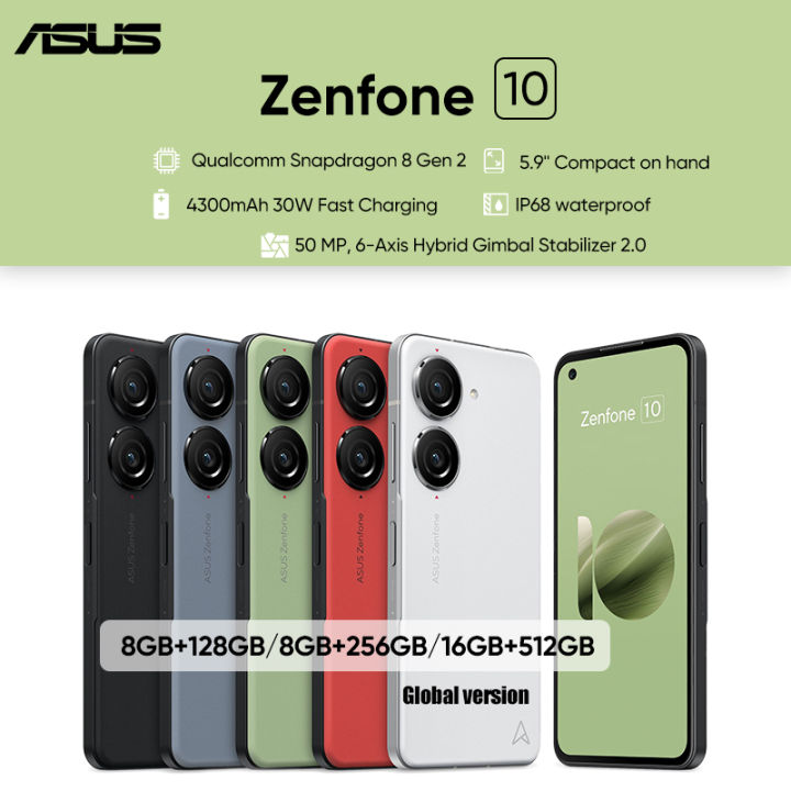 new-asus-zenfone10-5g-snapdragon-8-gen-2-5-9-144hz-amoled-screen-4300mah-battery-ip68-waterproof-nfc-global-version