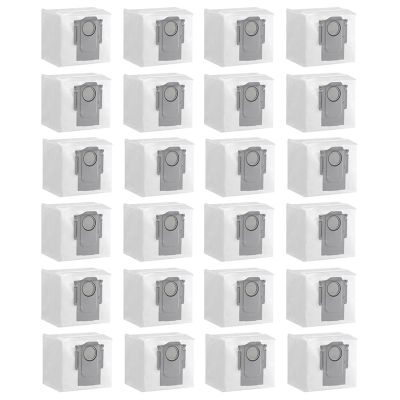 24 Pcs Dust Bag Collectors for Xiaomi Roborock Q5+ Q7 T8 S7 MAXV Ultra Q7 MAX Vacuum Cleaner Spare Parts Accessories