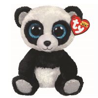 Ty Beanie Big Eyes 15cm 6" Panda Bamboo  Stuffed Plush Toy Cute Animal Doll Children Popular Birthday Christmas Gift Plushies