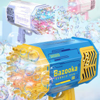 Bubble Rocket 69หลุมสบู่ Bubbles Machine Shape เครื่องเป่าลมอัตโนมัติพร้อมของเล่นเบาสำหรับเด็กเด็ก Gift