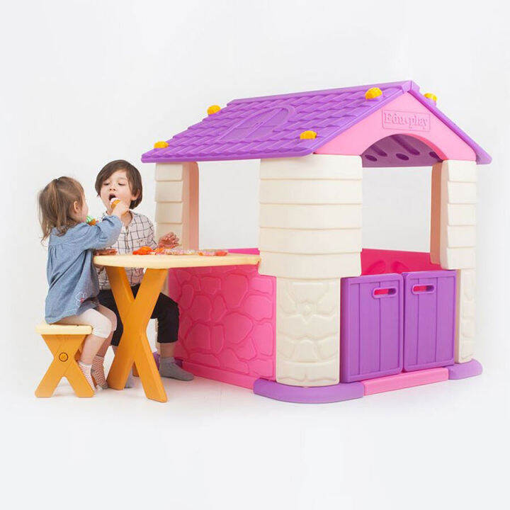 จัดส่งฟรี-eduplay-บ้านเด็กเล่นพร้อมโต๊ะเก้าอี้-รุ่น-play-house-table-amp-chair-set-พร้อมจัดส่ง-2-3-วัน