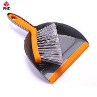 END # Mini Broom And Dustpan Set Desktop Broom Reusable Plastic Cleaning Shovel For Home Kitchen Bedroom Soft Brush Lightweiht Household Cleaning Tools Small Garbage Shovel