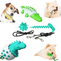 〖Love pets〗 Dog chewing toys bite teeth cleaning bone dog toothbrush crocodile starfish set pet toy dog anti biting molar training molar toy