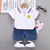 IENENS Summer Baby Toddler Clothes Boys Clothing Sets 2PCS Polo-shirt + Shorts Suits 1-4 Years Kids Short Sleeves Costume