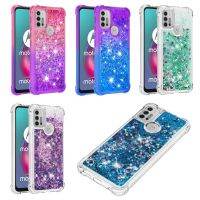 [Electronic film] สำหรับ Motorola Moto G30 G20 G100แฟชั่น Gradient Glitter Quicksand โปร่งใสเคสซิลิโคนกันกระแทก TPU โทรศัพท์ฝาหลังกระเป๋า