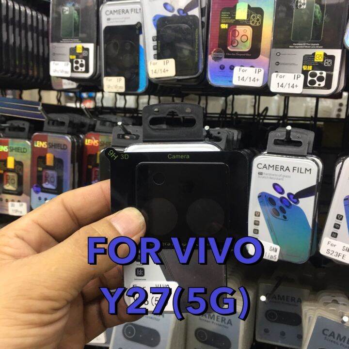 vivo-y27-5g-y27-4g-3dวีโว่-ฟิล์มกันรอย-ฟิล์มกระจก-กันรอย-ฟิล์มกระจกนิรภัยครอบเลนส์กล้อง-3d-black-lens