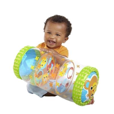 Inflatable Rolling Toy For Baby Fillet Design Baby Crawling Toys Encourages Crawling Inflatable Activity Toy With Ocean Ball For Babies show