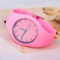 （A Decent035）Geneva WomenFashion CasualColorful Stings Silicone BandWristwatches Girl ราคาถูก Dropshipping