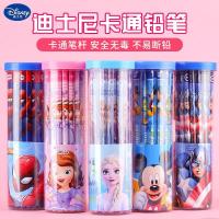 30 PCs Childrens Pencil Only for Pupils HB Lead-Free Non-Toxic Hexagonal Log Pencil First Grade Toddler Frozen Princess