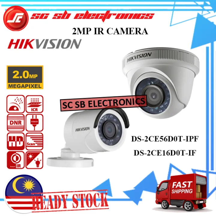 HIKVISION 3.6MM DS2CE56D0TIPF / DS2CE16D0TIF 2MP 1080P 4 IN 1