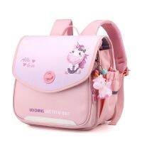 【LZ】❅♘☸  Princess Cartoon School Bags for Kids Primary School Students Knapsack Children Bookbag Girls Pink New