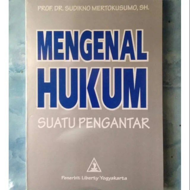 Mengenal Hukum Suatu Pengantar - Prof. Sudikno Mertokusumo | Lazada ...