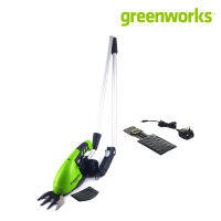 Greenworks เครื่องตัดหญ้าและเล็มพุ่มไม้ไร้สาย 7.2V 2in1  พร้อมแบตเตอรี่ในตัว ขนาด 2.0 แอมป์ Hedge Trimmer Shrub Shear &amp; Grass Blades 2.0Ah