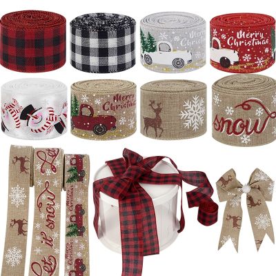 【YF】✖✣  5m Fabric Burlap With Wrapping Wreath Bows Crafts