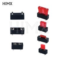 5pcs PCB Panel Mount Insurance Blocks Safety Micro M2 Mini Small Medium 10A Car Blade Fuse Holder 4pin Plastic Fuse Seat