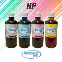 Choice Inkjet Hp 500ml. น้ำหมึกเติมรุ่น น้ำหมึกเติมใช้ได้กับทุกรุ่น All Model 4 สี (สีดำ,ฟ้า,แดง,เหลือง)