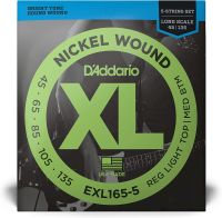 DAddario EXL165-5 Nickel Wound 45-135  สายเบส  5 String ของแท้