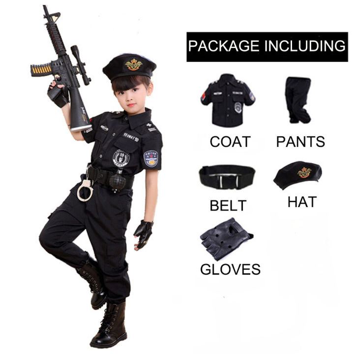 bdfbdfb top Dercoseason Police Costume for kids, Police Uniform for ...