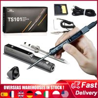 TS101 Smart Electric Soldering Iron Upgrade Mini USB Type C Soldering Iron 50-400 ℃ Adjustable Digital Soldering Station TS100