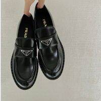 New Women New In Brushed Leather Loafers No Box