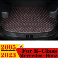 รถ Trunk Mat สำหรับ -Benz E Class 2005-2023 W212 W213กันน้ำด้านหลัง Cargo Cover พรม Pad หางอุปกรณ์เสริม Boot Liner