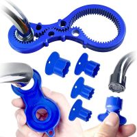 7Pc Water Outlet Universal Wrench Faucet Bubbler Wrench Disassembly Cleaning Tool Four Side Available Bubbler Yellow Blue Wrench