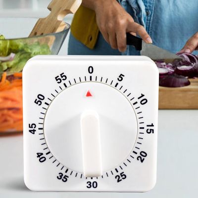 ✈♤ Kitchen Timer 60 Minutes Count Square Cooking Up Alarm Sleep Temporizador Clock Mechanical Stopwatch Alarm Counter Alarm