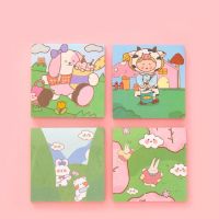 Happy Hands โพสอิท เซ็ต 4 ชิ้น กระดาษโน้ต โพสต์อิทสร้างสรรค์ โน้ตเตือนความจำ โพสอิท Cute Sticky Note กระดาษโน้ตน่ารัก เครื่องเขียนน่ารัก