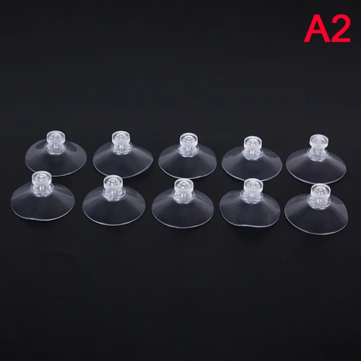 Butterfly 10Pcs Suction Cup With Thread sucker metal nut stud screw ...