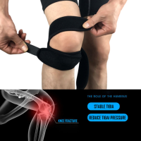 1 ชิ้นกีฬา Kneepad คู่ Patellar เข่า Patella Tendon สนับสนุนสายรัดรั้ง Pad Protector เปิดเข่า Band ฟิตเนสเข่า Pad-Jezker