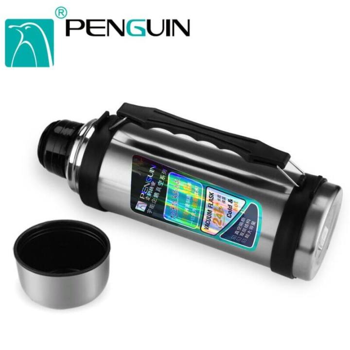 penguin-stainless-steel-กระบอกน้ำ-1200ml-กระบอกน้ำร้อน-กระบอกน้ำเย็น-กระบอกน้ำพกพา-กระบอกน้ำดื่ม-กระบอกน้ำร้อนเย็น-กระบอกน้ำเก็บอุณหภูมิ-ขนาด1200ml