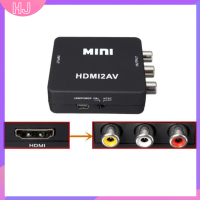 【HJ】 AV TO HDMI-Compatible Video Converter BOX ADAPTER RCA cvsb L/R Video TO HD 1080P HDMI HDTV Converter