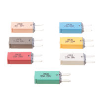 7Pcs รถเรือ28V 5A-30Amp ATM Mini Blade Fuse Manual Reset Circuit Breaker