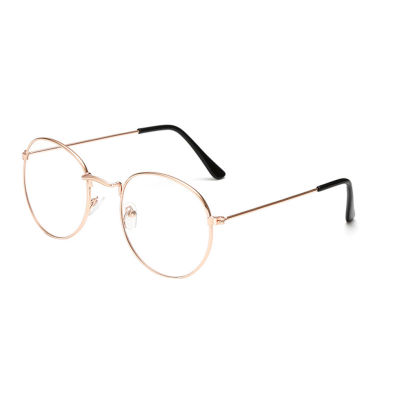 แว่นตาแว่นตาใส่ได้ทุกเพศย้อนยุควินเทจผู้หญิงผู้ชายแว่นตาอัลลอยด์กรอบน้ำหนักเบา