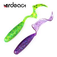 【lz】■  ARDEA-Iscas De Pesca De Silicone Macio Isca Artificial Com Cauda De Plástico Iscas Wobbler Para Baixo E Pike 70mm 3.6g 10PCs