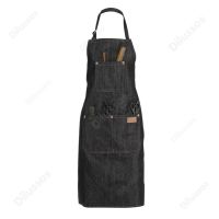 Dilusso Adjustable Salon Hair Cutting Hairdresser Barber Denim Apron Cooking Cloth