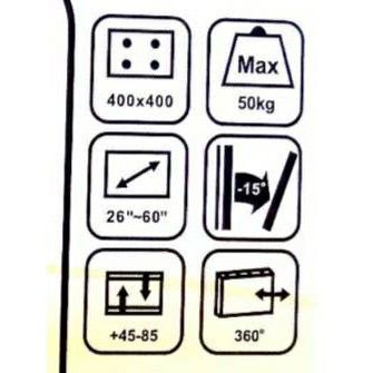 โปรพิเศษ-ขายึดทีวีติดเพดาน-ชุดขาแขวนทีวี-tv-led-lcd-แบบติดเพดาน-สำหรับจอ-26-55นิ้ว-ปรับหมุนได้-รุ่น-tv-807-ราคาถูก-ขาแขวน-ขาแขวนทีวี-ขาแขวนลำโพง-ที่ยึด-ที่ยึดทีวี-ขาแขวนยึดทีวี