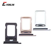 Sim Micro SD Card Socket Holder เครื่องอ่านถาดสล็อตสําหรับ iPhone 13 Pro 13 Pro Max Adapter Container Connector อะไหล่ทดแทน