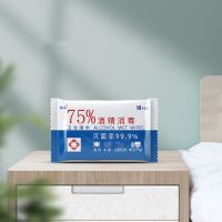 ทิชชู่​แอลกอฮอล์ 75% ทิชชู่เปียกแอลกอฮอร์ ทิชชู่ Alcohol wipes ห่อละ10แผ่น！ทิชชู่​เปียก​แอลก